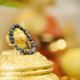 Ngọc Gà Đen Tây Tạng cho mệnh chủ Tam Tai - Thái Tuế